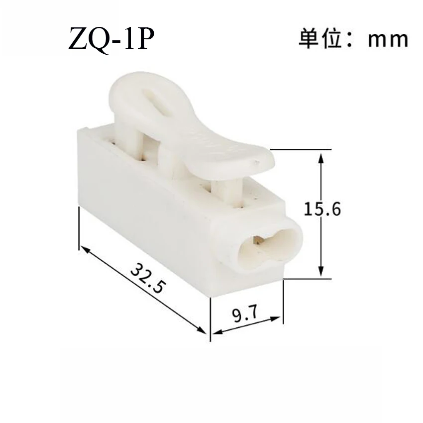 5 шт./лот ZQ 1P/ZQ 2P/ZQ 3P пружинный разъем провода легко подходит для светодиодной