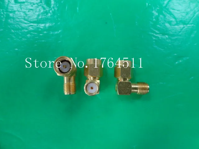 

[BELLA] Disassemble the imported gold-plated SMA to SMA female male angle converter --10PCS/LOT