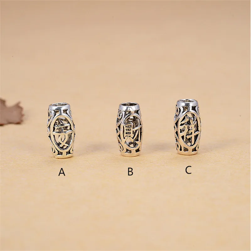 3pcs 925 Sterling Silver Connectores for Jewelry Making Crimp End Bead for Bracelet Necklace DIY Handicraft Accessories  (6)