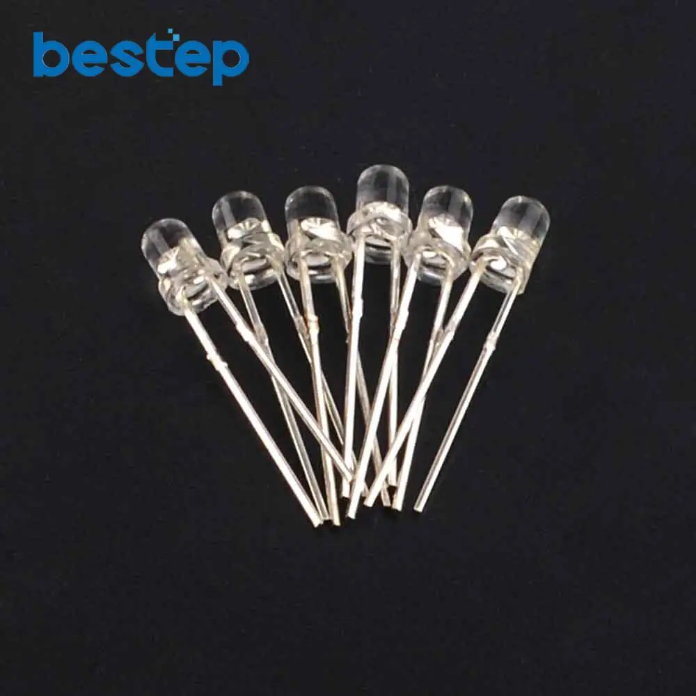 

10PCS 3mm 7 Color Slow Flash LED light-emitting Diode LED