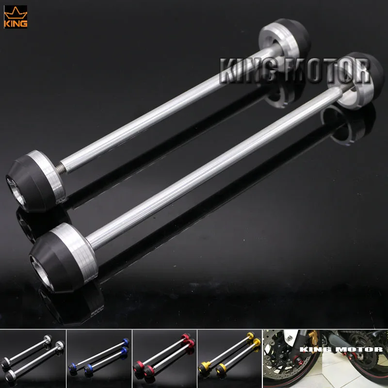 

For HONDA CBR900 CBR919 CBR 900 CBR 919 1998-1999 Motorcycle CNC  Front & Rear Axle Fork Crash Sliders Wheel Protector Silver