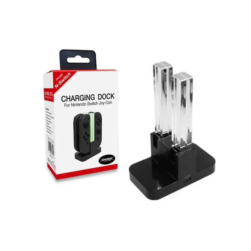 

Universal LED Charging Dock Station Charger Cradle For Controllers 4 In 1 Charging Stand For Nintend Switch NS