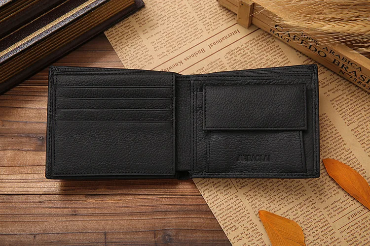 Мужские бумажники из натуральной кожи премиум класса, настоящие воловьи бумажники для мужчин, короткие черные бумажники, модные кошельки