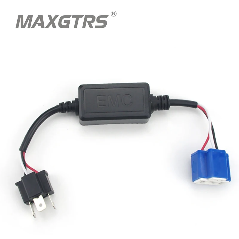 

1x H4 9003 HB2 EMC Car LED HID Decoder Canbus Headlight Fog Light DRL IC No Error Load Resistor No Flickering Warning Canceller