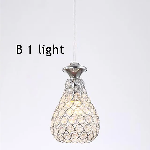 Colgante de cristal accesorios de luz restaurante cocina comedor