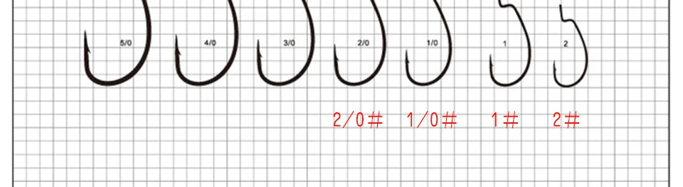 Tsurinoya 20 шт. 1 #, 1/0 #, 2 #, 2/0 # широкий живот кривошипный рыболовный крючок из углеродистой стали Крючки для мягкой приманки Pesca Peche колючий крючок