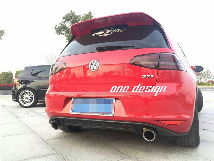 Подходит для Volkswagen Golf 7 Golf7 GTI высокое семь R преобразуется Reife хвост из АБС-пластика Топ крыло спойлера