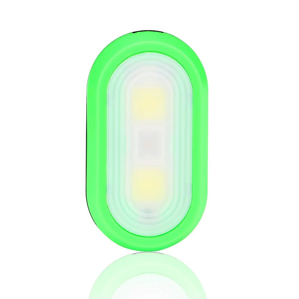 Sanyi светодиодный рабочий светильник, 3 режима, контрольная лампа, ручной фонарь, карманный Ночной светильник, для кемпинга, палатки, фонарь с зажимом, 2* AAA батареи - Испускаемый цвет: Green