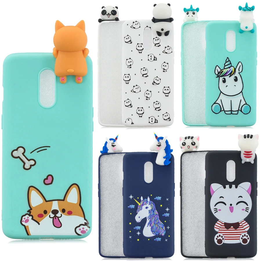 

Silicone cover on for Oneplus 7 Pro Case For Oneplus7 Pro Coque One plus 7Pro Oneplus7Pro 3D cute Cartoon unicorn Soft TPU cases