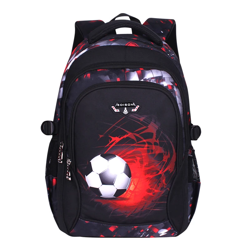 Mejor Compra Mochila escolar con estampado de fútbol para niños y adolescentes, bolsa de viaje, escolar, escolar m6wBbXz7