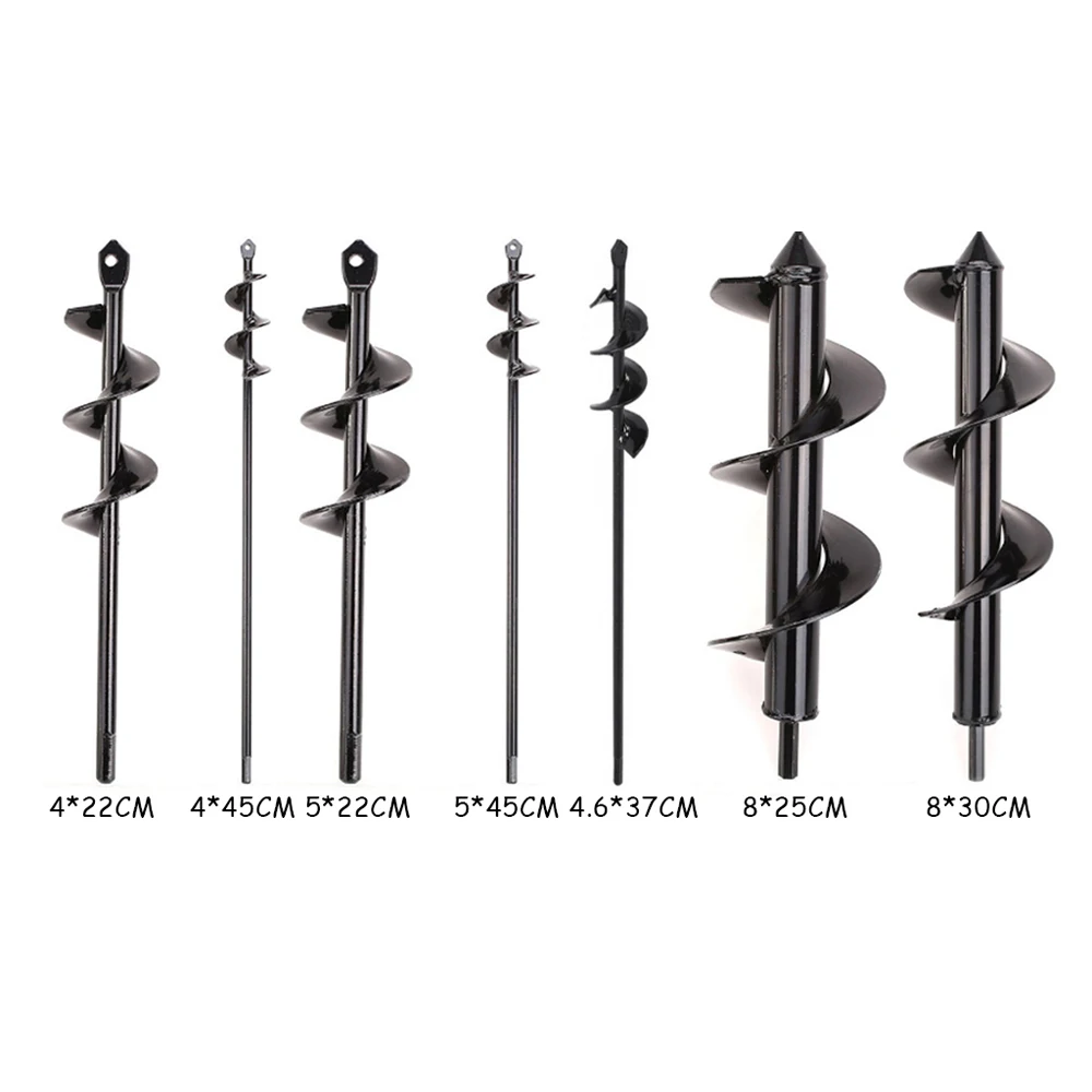 Spiral Drill Bit Earth Auger Flower Bulb Auger Ground Hole Digger