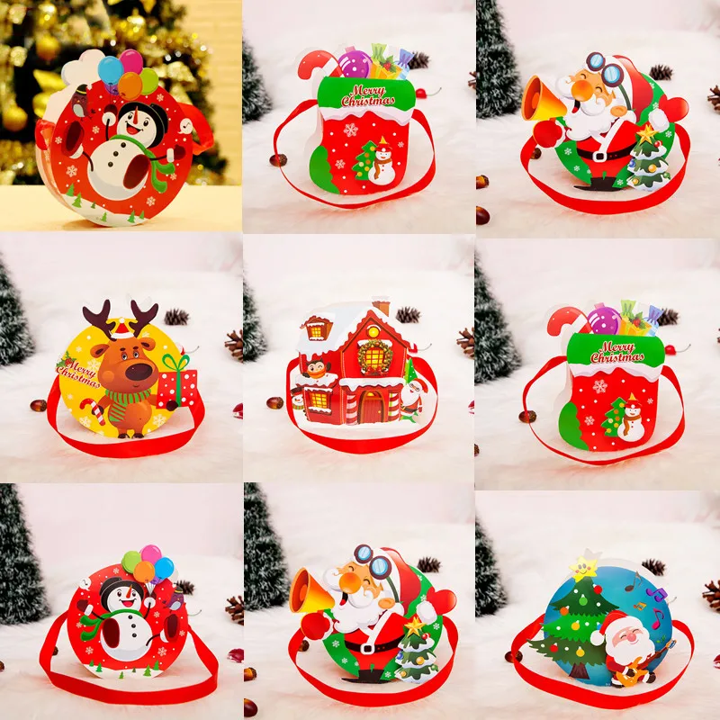 

Merry Christmas Candy Bag Snack Packet Children Household Kid Garden Home Decor Home Decoration Accessories