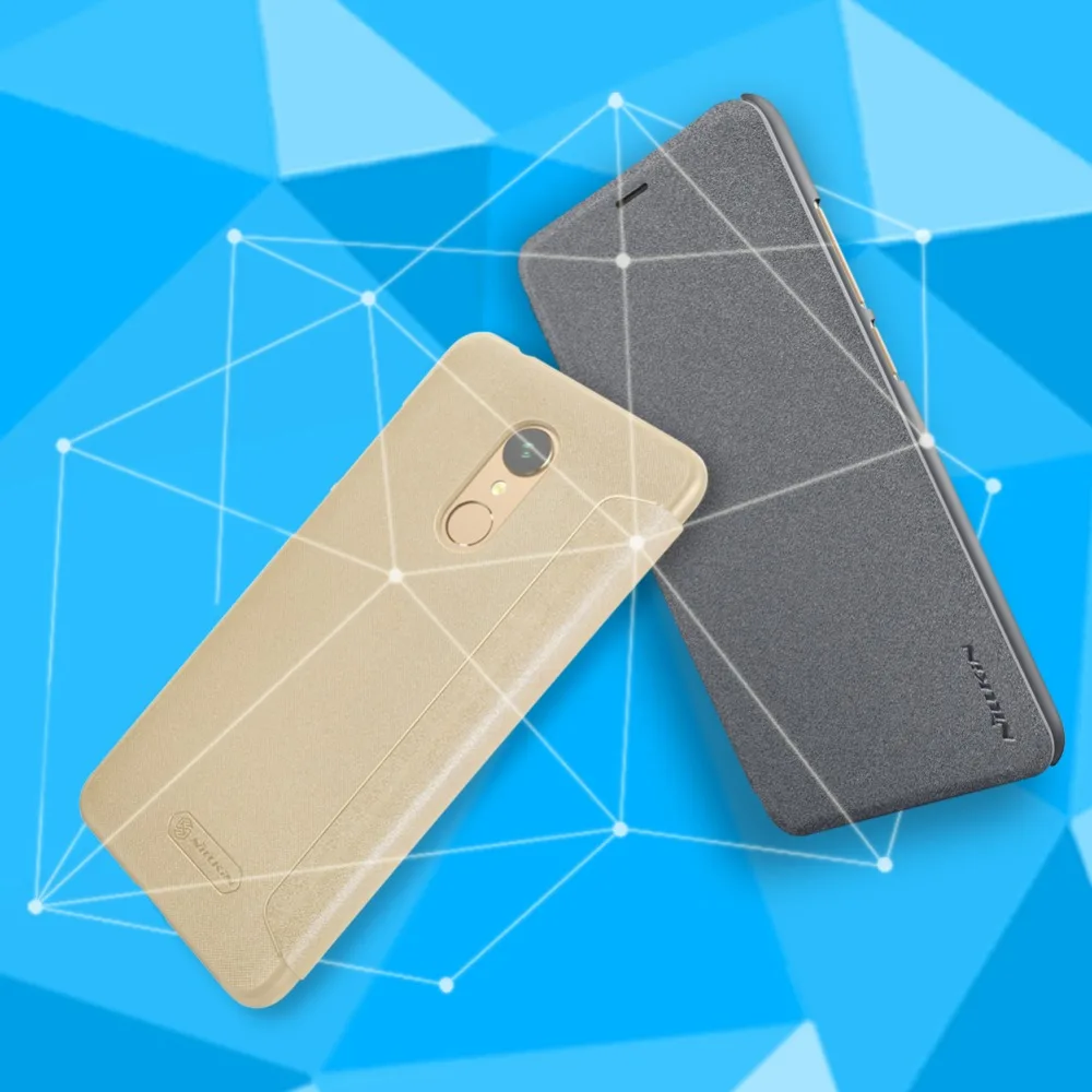 Nillkin PC Leather Cover For Xiaomi Redmi 5 Case Shock Proof Blank Custom Cooling Liquid Phone 360 Protective Phone Cases (1)