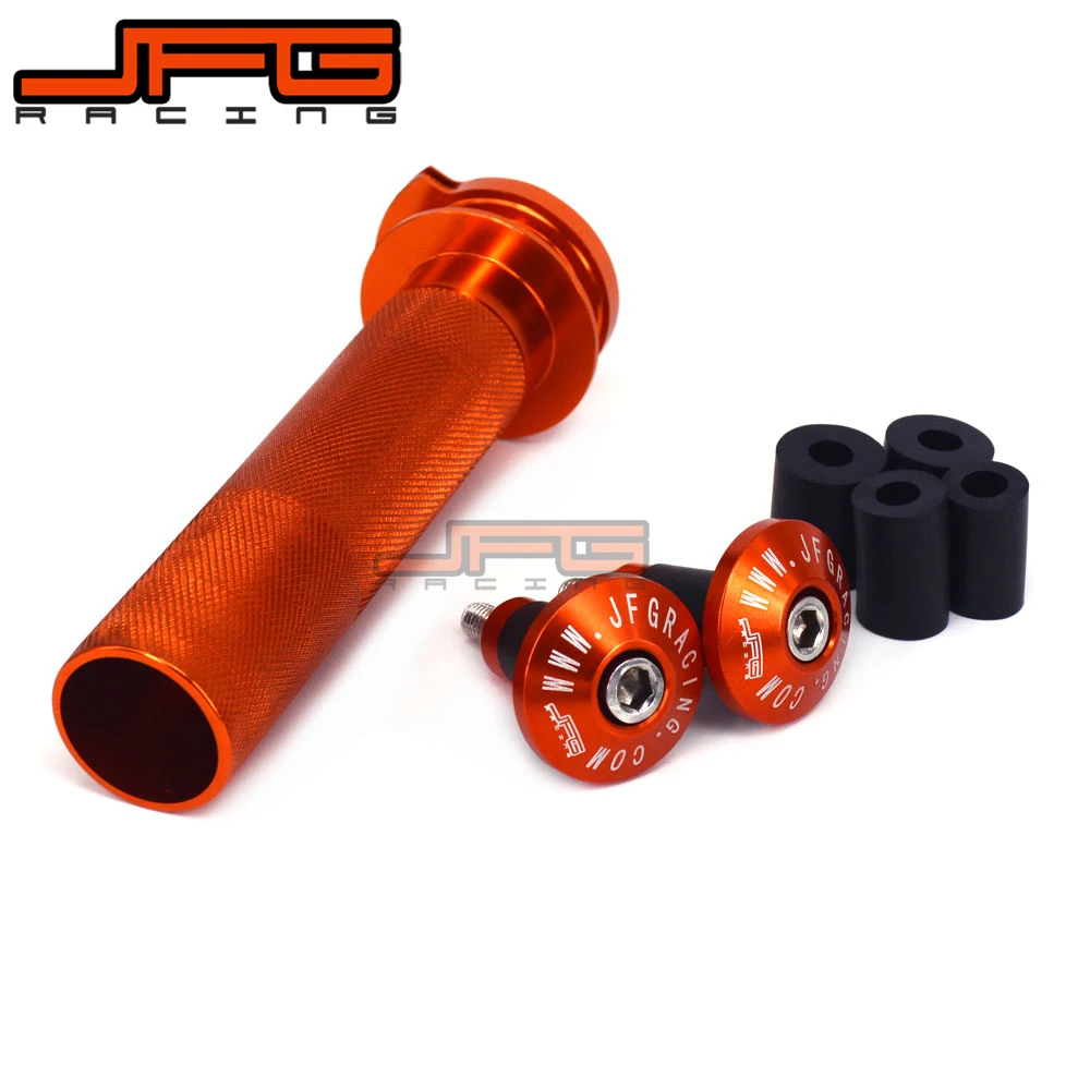

Motorcycle CNC Aluminum Twister Throttle Tube Handlebar Cap Plug For SX450F XC450F EXC450 XC450W SXR EXC 400 450 500 505 525 530