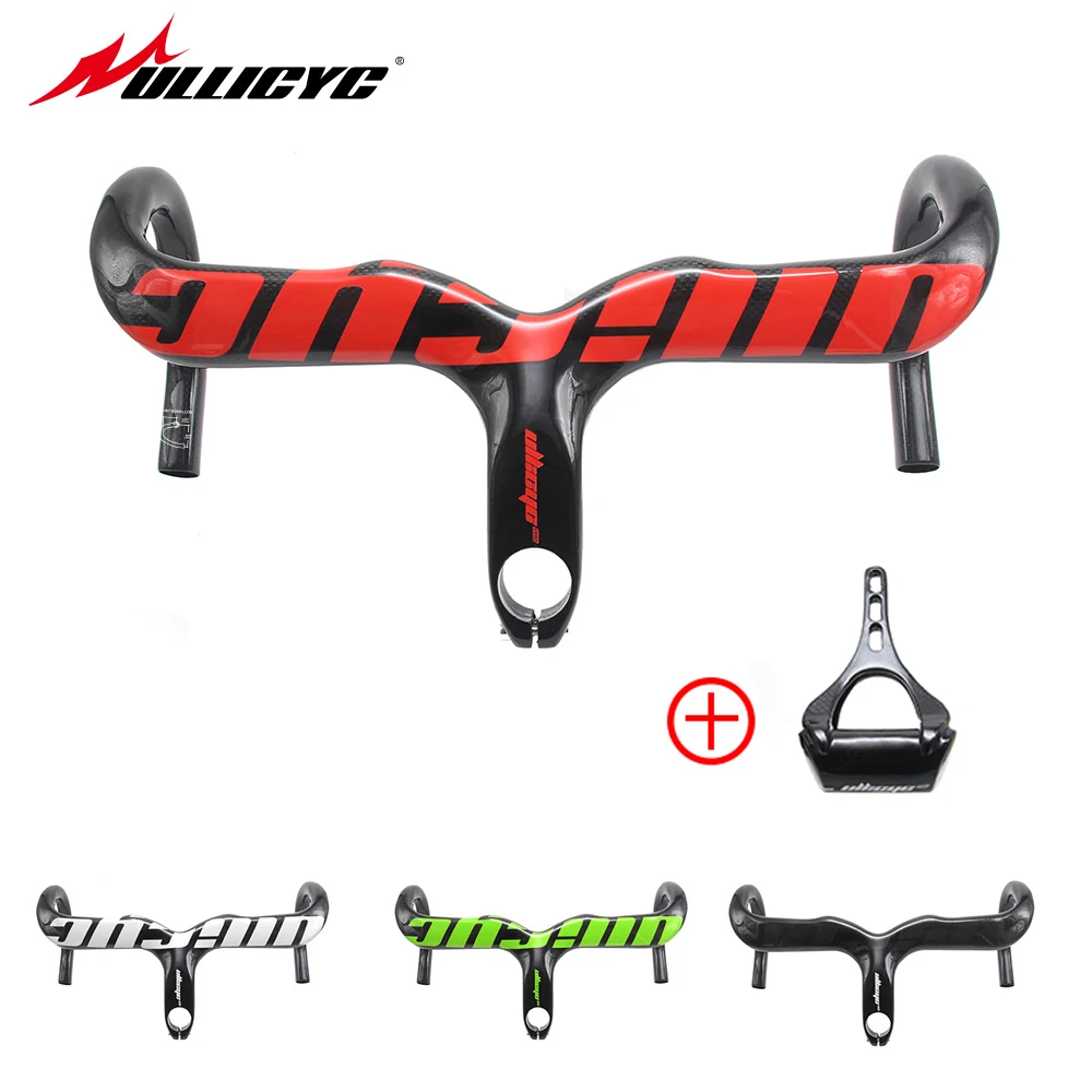 

Carbon Road Bicycle Handlebar highway integrated Handle Bars Carbon Road Handlebar with stem manillar carbon carretera YT379