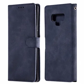 

20pcs/lot Top grade Retro leather cell phone cover case for samsung galaxy S9 S9 plus Note 8 9 A6 A8 A8 plus 2018 cover case