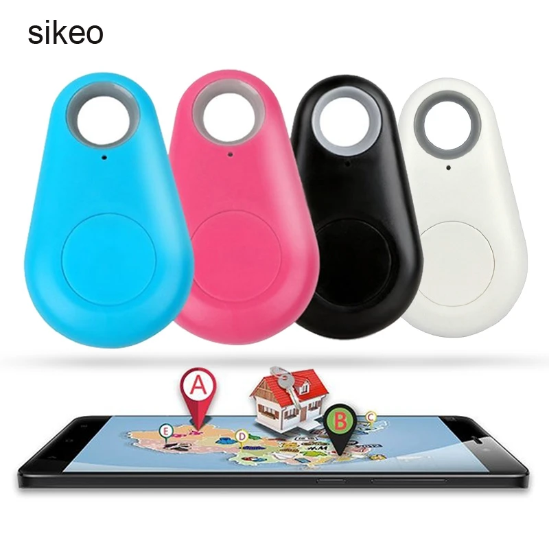 

Sikeo Smart Bluetooth Tracker Locator Tag Wireless Anti-lost Alarm Reminder Wallet Key Keychain Finder Anti Lost Tracker 4 Color