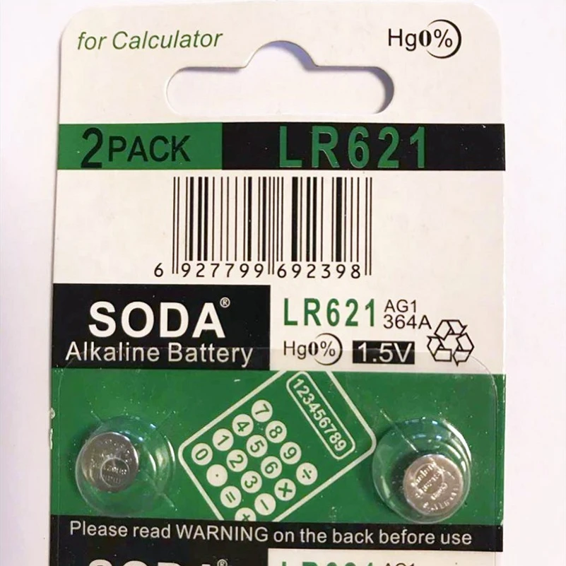 10Pcs Watch Electronic Batteries AG1 LR621 SR621sw 364A 1.5V 6.8*2.1mm LR60 Alkaline Button Cell Battery For Watch Calculator 10Pcs Watch Electronic Batteries AG1 LR621 SR621sw 364A 1.5V 6.8*2.1mm LR60 Alkaline Button Cell Battery For Watch Calculator