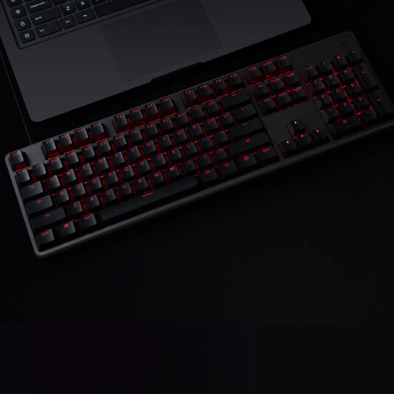 Оригинальная игровая клавиатура Xiaomi Mi 104 клавиши RGB LED подсветка алюминиевый