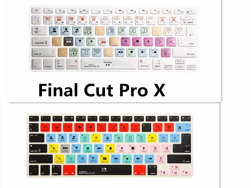 A1278 Final Cut Pro X Shortcut keys Keyboard Screen Cover For ...