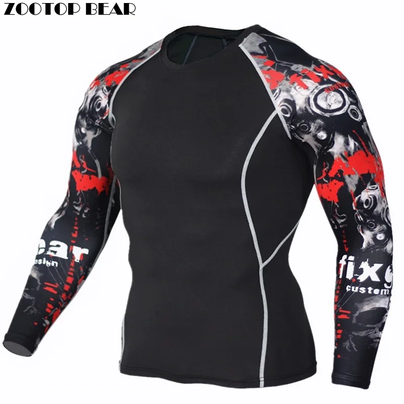 Crossfit Clothing Men Compression Tights Shirts Fitness Bodybuilding