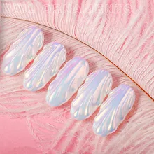 0,2 г 1 коробка неоновый порошок Авроры Единорог дизайн ногтей хромированный пигмент для маникюра украшения