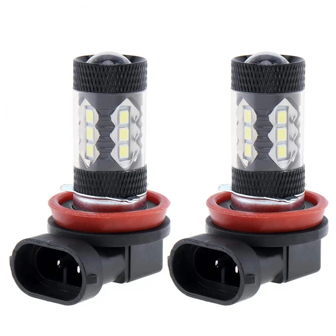

2pcs Car Auto Led Light Bulbs H8 H11 80W LED Fog Driving Car Head Lights Lamp Bulb Super White 6500K for Cars Vehicles