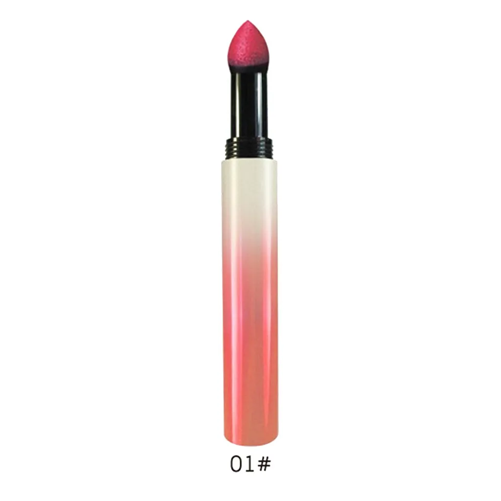 

new Matte non-stick cup lipstick Makeup Rotating Soft Air Cushion Sponge Lipstick Matte Silky Bite Lip Lipstick cosmetic 2019