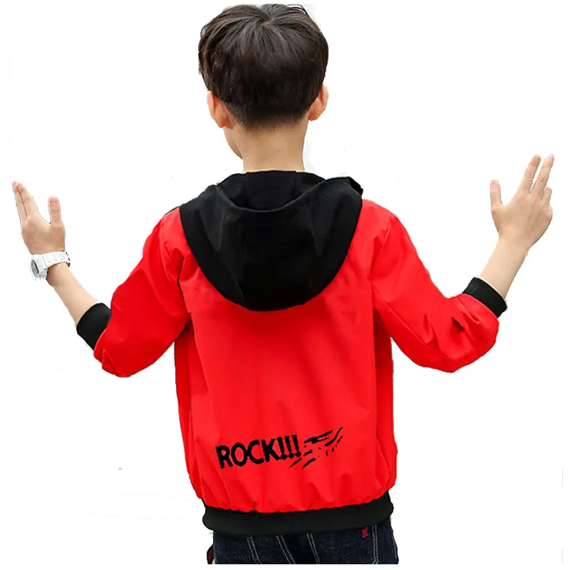 Куртка для мальчиков Новинка, одежда для маленьких мальчиков возрастом от 3 до 13 лет, пальто однотонная куртка для полетов Осенняя детская верхняя одежда с капюшоном детская одежда