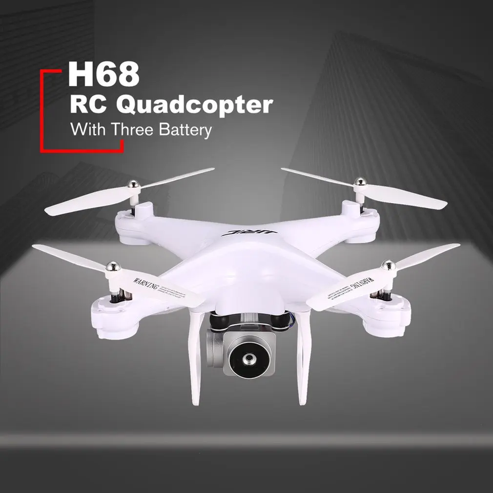 

JJR/C H68 2.4G FPV RC Quadcopter with 720P HD Camera Altitude Hold RC Drone Headless Mode 20mins Long Flight 3 Battery Version