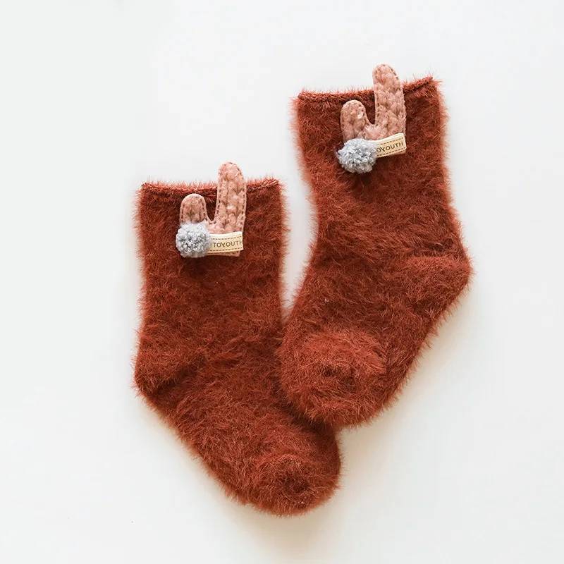 Коллекция года, PPXX, зимние детские носки для малышей обувь для маленьких девочек и мальчиков с изображением животных, хлопковые мягкие теплые Нескользящие меховые Носки для новорожденных - Цвет: as the picture