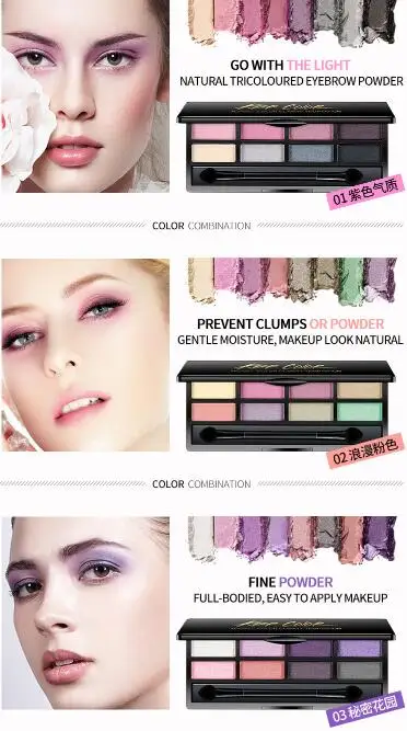 Fashion eyeshadow palette Matte EyeShadow palette Glitter eye shadow MakeUp Nude MakeUp