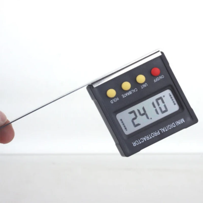 Precision digital protractor inclinometer Level box digital angle finder Bevel Box with magnet base
