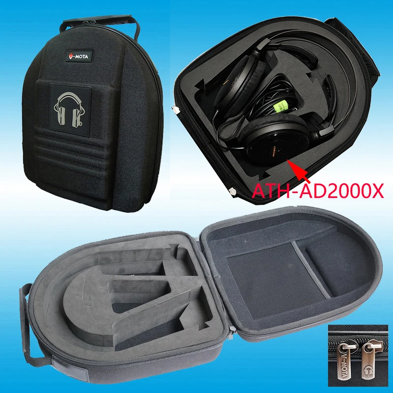 

V-MOTA TDC Headphone Carry case boxs For Audio Technica AH-A1000X AH-A2000X ATH-A900X ATH-A700X headphone(headset suitcase)