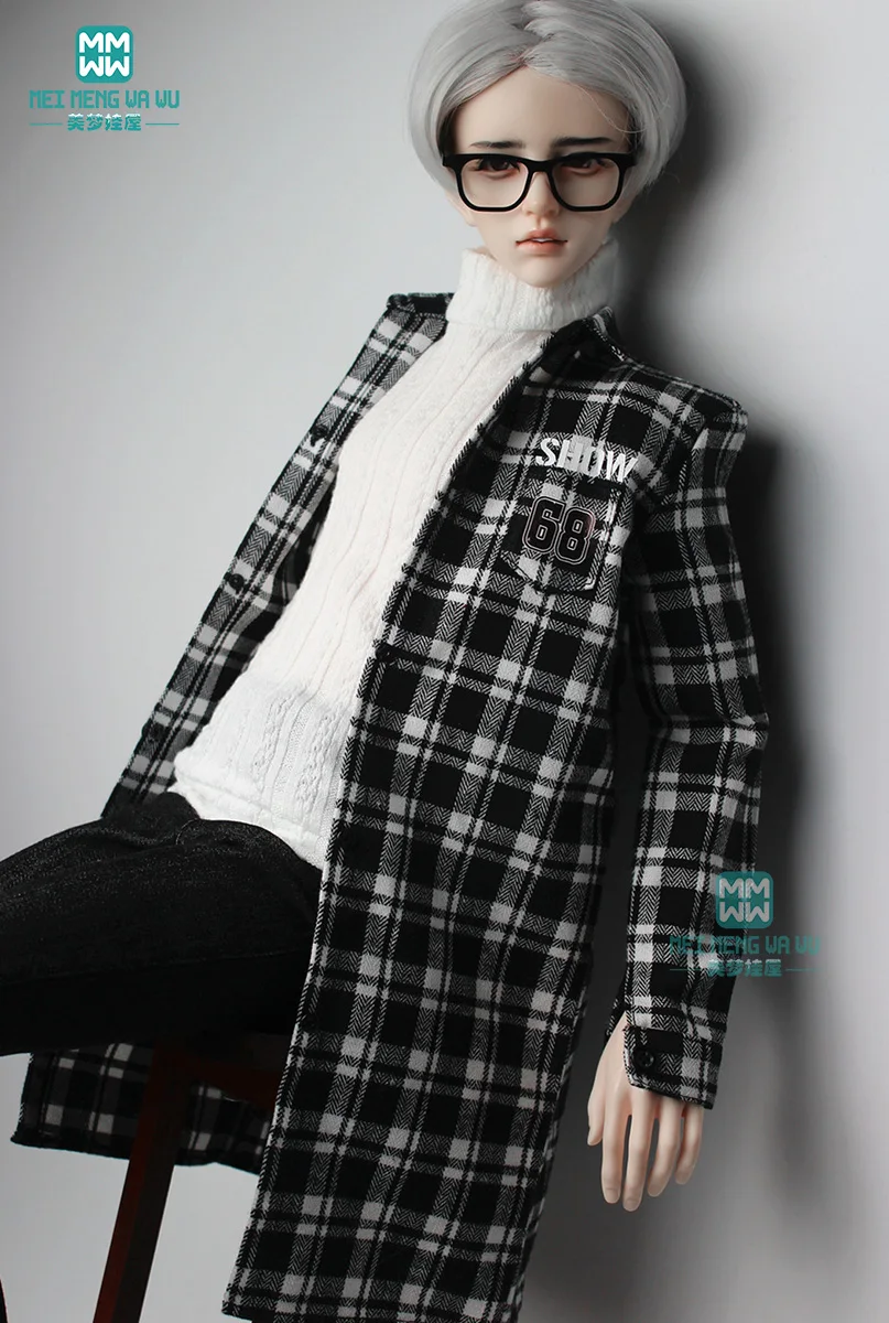 BJD Одежда куклы подходит BJD uncle fashion wild джинсы футболка с капюшоном кардиган