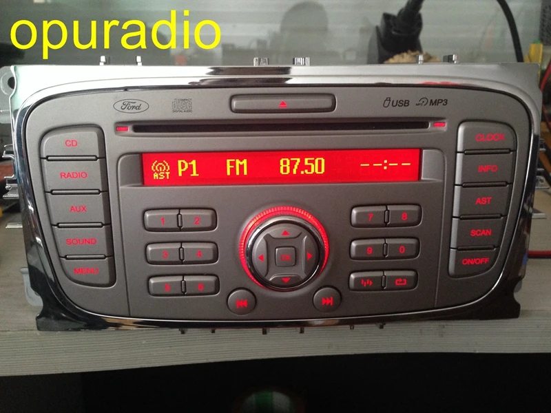 Высокое качество один CD-диск радио CD1053 9M5T-18C939-JK с MP3 USB для автомобиля ford CD-плеер