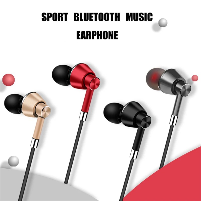 Беспроводные наушники в ухо спортивные с микрофоном Bluetooth гарнитура для Vertex Impress