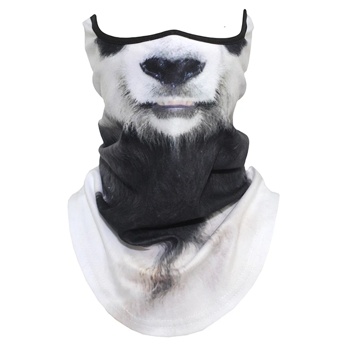 Зимняя 3D кошка бандана с животным флис теплый волшебный шарф шеи гетры Половина лица маска призрак обезьяна ухо крышка шеи труба уход за кожей лица щит - Цвет: MBC-01