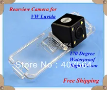 CCD с 4LED резервного копирования Камера заднего парковка для VW Lavida