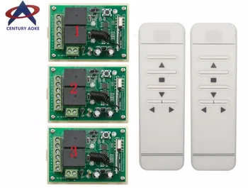 

CENTURY AOKE motor garage door projection screen /shutters DC12V RF Wireless Remote Control switch & 3* Receivers + 2*Remote