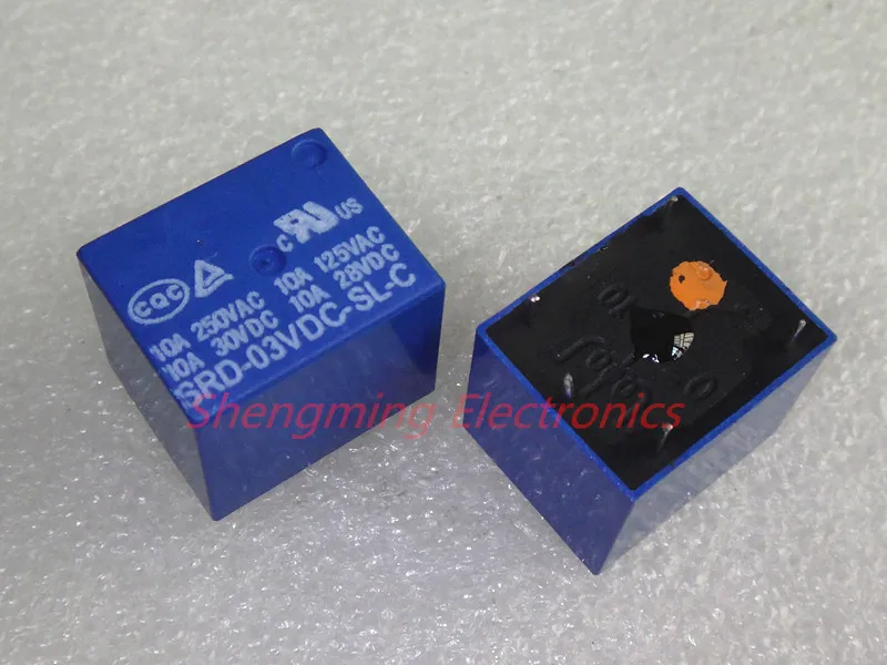 

10PCS 5pins SRD-05VDC-SL-C SRD-12VDC-SL-C SRD-24VDC-SL-C SRD- 03 06 09 48VDC-SL-C 3V 5V 6V 9V 12V 24V 48V 10A 250VAC Relay