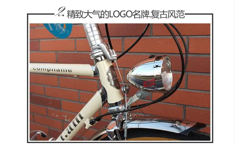 Clearance 700C road bike recuperation city bike Reynolds520 frame / front fork 27 speed BICYCLE 9