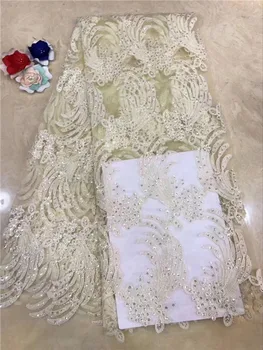 

Popular party French lace material fashion net lace fabric for lady dress PNZ771(5yards/lot) free shipping