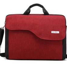 Coolbell большая емкость 1" 17" Сумка для ноутбука чехол для Macbook для мужчин и женщин s ноутбук сумка через плечо сумка портфель сумка Красный
