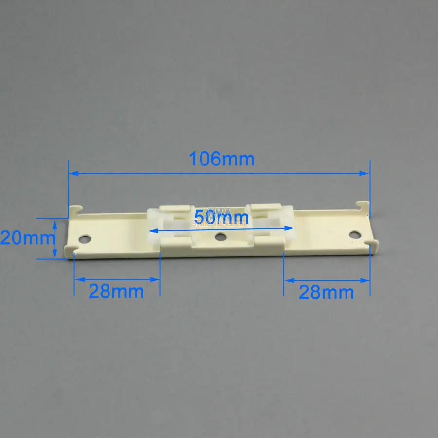 10 шт. Шторы трек кронштейн Шторы двойной отслеживает Brace 106x20 мм