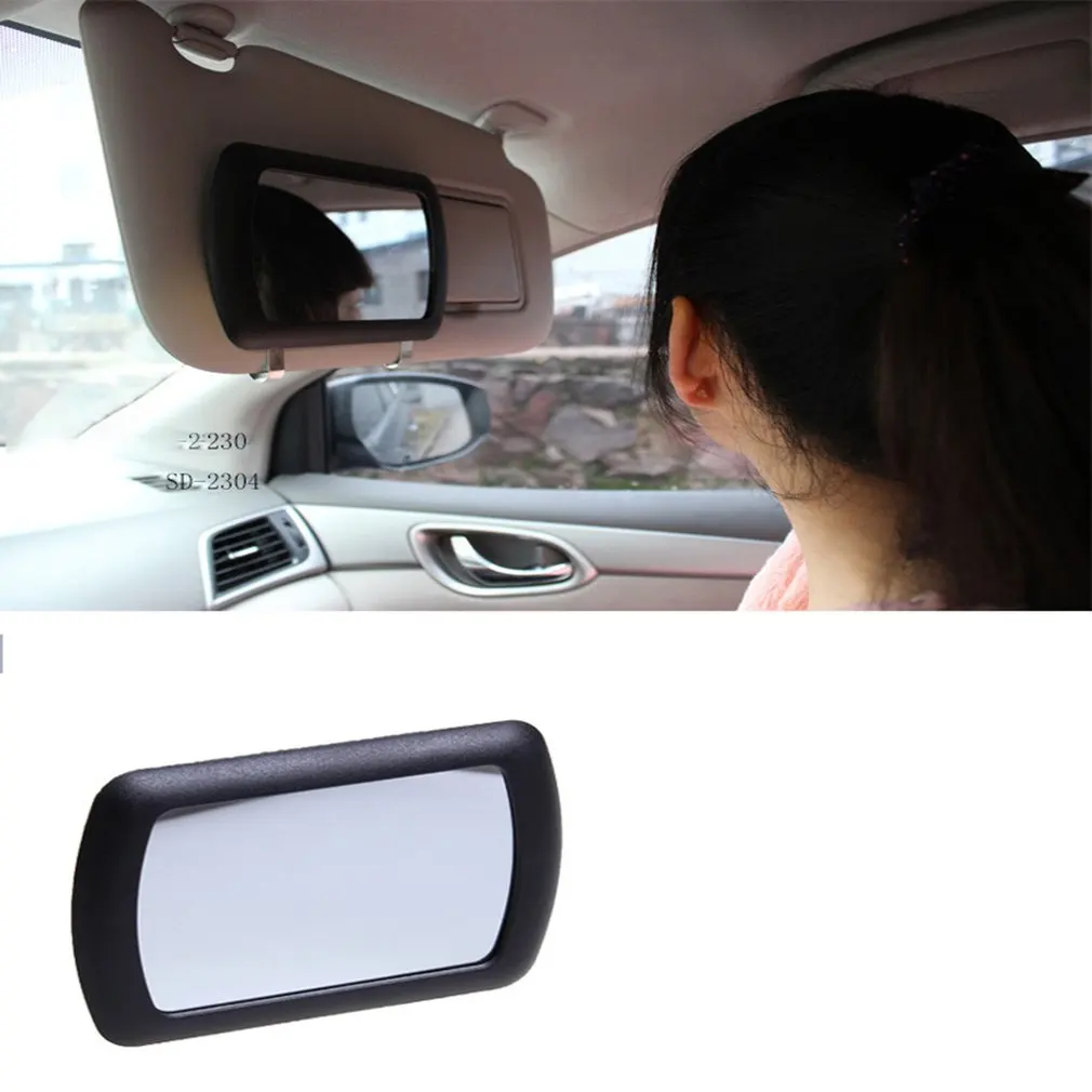 Car sun visor makeup mirror car portable makeup mirrorin Interior