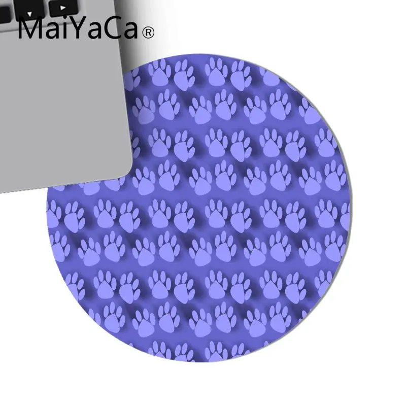 Красивое аниме maiyaca милые кошки лапы шаблон Ноутбук круглые Игровые мыши коврик для мыши уникальный настольный коврик ПК компьютерный игровой коврик для мыши - Цвет: 20X20 CM
