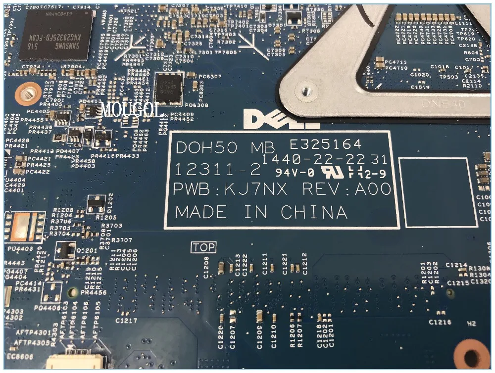 Материнская плата CN-03V4T2 3V4T2 для ноутбука DELL 7537 материнская плата DOH50 12311-2 PWB: KJ7NX REV: A00 I5-4210U