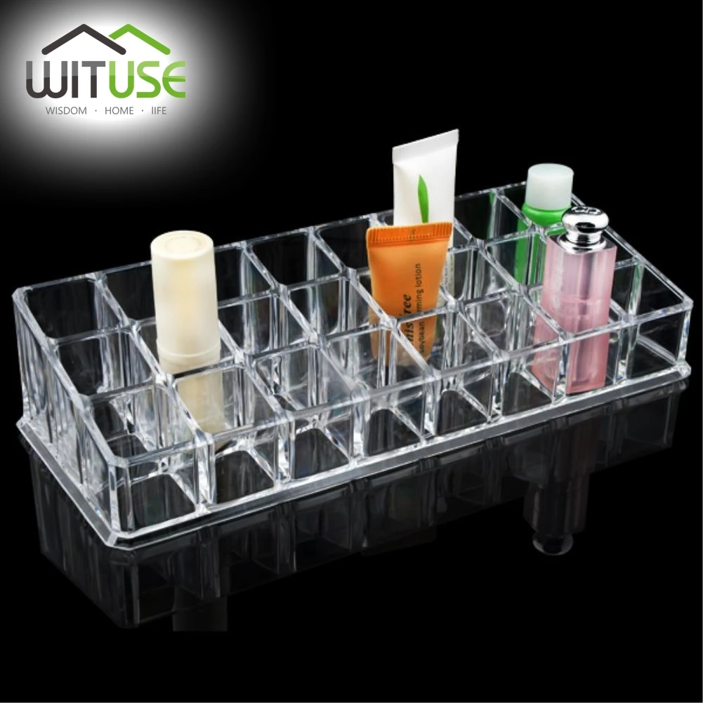 Clear Acrylic Makeup Organizer Cosmetic Storage Box for Lip Gloss
