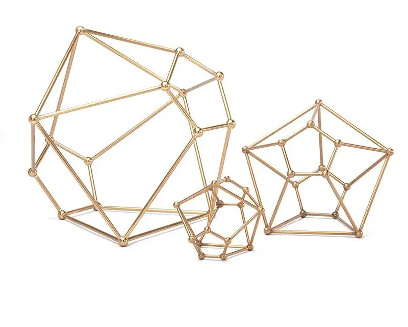 

Creative Simple Irregular Geometry Ball Home Art Decoration Jewelry Display Set European Store Jewelry Window Display Props